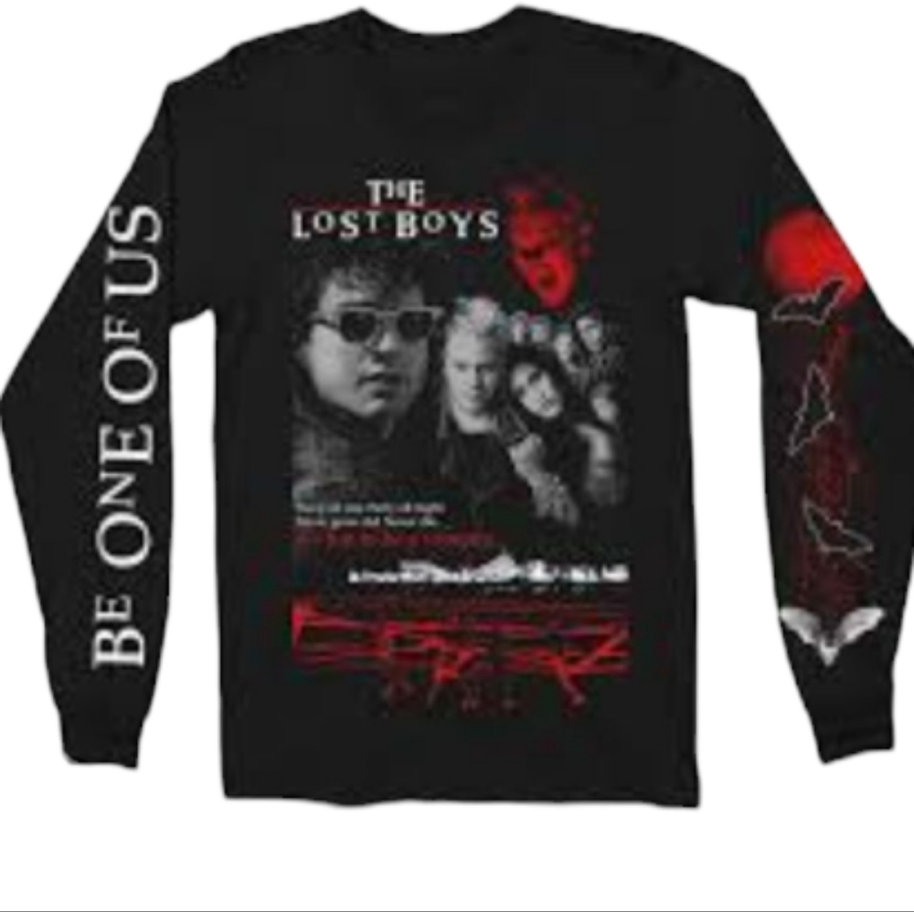The Lost Boys Black Long Sleeve Tee
